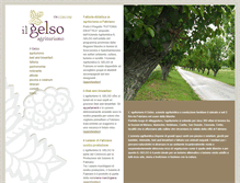 Tablet Screenshot of ilgelsoagriturismo.com